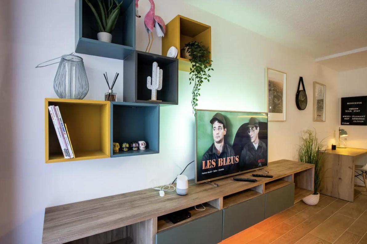 Studio Terrasse & Parking Gratuit En Residence Nîmes Extérieur photo